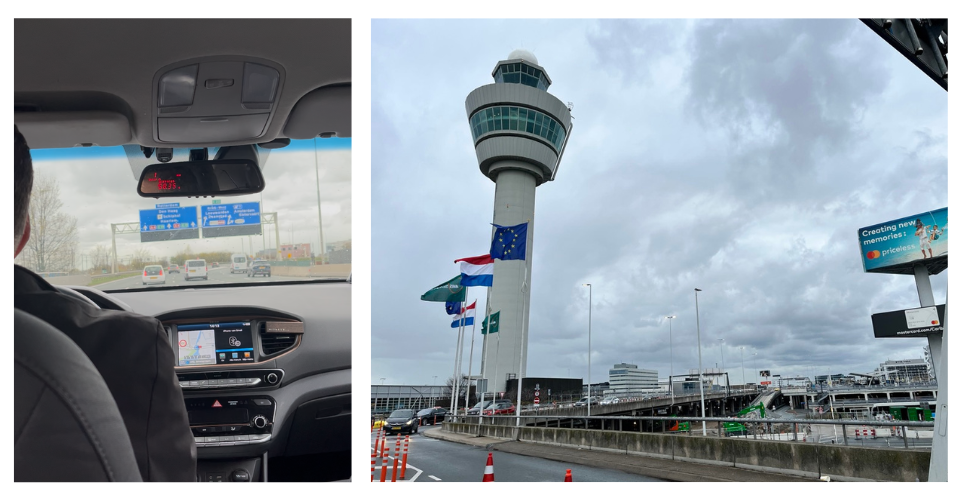 2025 Kunstproject Armazoen: vertrek Schiphol Amsterdam naar Luanda Angola