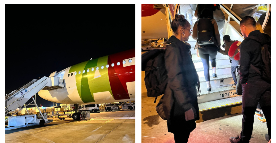 2025 Kunstproject Armazoen: vertrek vanuit Lissabon Portugal naar Luanda Angola