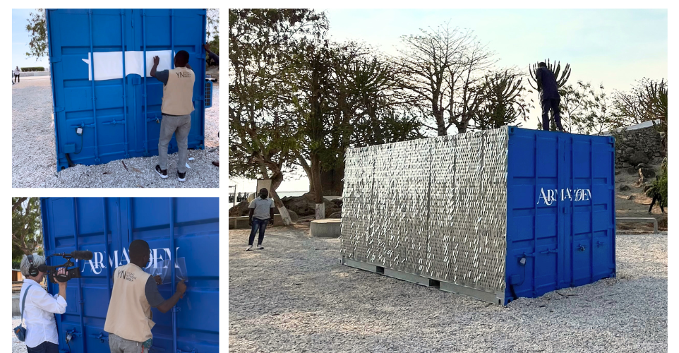 2025 Kunstproject Armazoen: Angola, de zeecontainer wordt in orde gemaakt